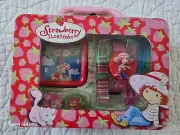 NEW Vintage 2005 Strawberry Shortcake Clock & Watch Set