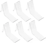 HOLIDYOYO 6pcs Acrylic Shoe Display Stand Clear Sandal Holder for Retail Home Shopping Malls Antideformation Organizer for High Heels Sneakers Slippers Easy to Clean Maintain