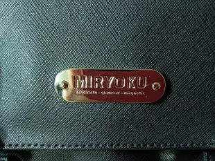 【咿呀二手館】-全新品-miryoku 後背包、miryoku背包、miryoku黑色後背包、黑色背包、後背包、miryoku