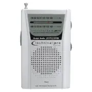 Portable AM/FM Radio, HQ-Speaker, Manual Tuning, Headphone Jack, Wrist Strap