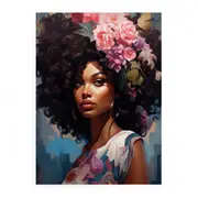 Girl Modern Art Canvas Print