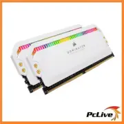 Corsair DOMINATOR PLATINUM RGB White 16GB DDR4 3200MHz 2x 8GB Desktop Memory RAM