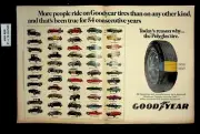 1969 Goodyear Tires More People Polygas Tires Vintage Print Ad 016163