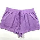New Calia Weekend Shorts Size XXL Lilac Fields High Rise Relaxed