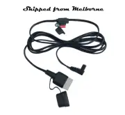 Waeco Fridge Cable 12V 3.0M Right Angle to 50A Anderson Plug with STD Fuseholder