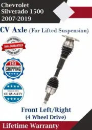OE Front CV Axle For 2007-2019 Chevy Silverado 1500 4WD W/ Lift Lifetime Warrant (for: Chevrolet)