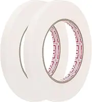 uxcell 2 Rolls Wire Harness Cloth Tape 2/5" x164ft(10mmx50m) 0.2mm Thick Fabric High Adhesive Tearable Heat Resistant Tapes for Carpet Seaming Auto Cable Fixed, White