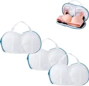 3Pcs Bra Wash Bags for Laundry Lingerie Underwear Brassiere Bag Set-Washing Mach