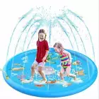 SALE 170CM Kids Sprinkler Water Mat Splash Play Pad Inflatable Spray Pool Toy