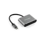 Startech CDP2DPHD 2-IN-1 USB-C MULTIPORT VIDEO ADAPTER TO 4K 60HZ DISPLAYPORT 1.