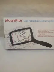 MagniPros Jumbo Size Magnifying Glass Wide Horizontal Lens(3X Magnification)-...