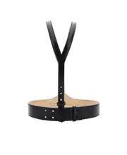 Alexander McQueen Adjustable Y-Shaped Harness Black