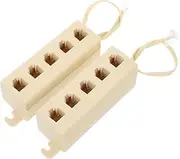 Angoily Splitter Jack Adapter 6p4c Telephone Part 5-Way Splitter Rj11 for Multiple Devices