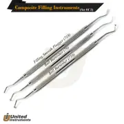 Dental Amalgam Plastic Filling Ball Burnisher Plugger Restorative Instruments
