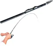Short Fishing | Trout Fishing Rod Carbon Fiber - Travel Fishing Rod Compact Backpacking Fishing Rod, Ultra-Light Saltwater Fishing