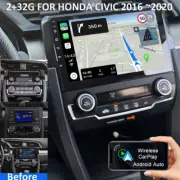 9" FOR HONDA CIVIC 2016-2020 ANDROID 12 CAR STEREO CARPLAY RADIO GPS NAVI PLAYER