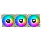 Thermaltake CL-F196-PL12MG-A CT120 EX 120mm Standard Blades ARGB Matcha Green 4-Pin PWM Fan - 3 Pack