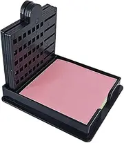 Sticky Note Stencil, Memo Pad Organizer, 3.54 inch Compact Desktop Holder, Precision Cut Stencil Design, Reusable Memo Dispenser for Offices, Study, Planning Use
