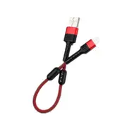 S-M372 Micro USB to USB Portable Aluminum Alloy Magnetic Braided Data Cable, 3.4A, Length: 15cm(Red)