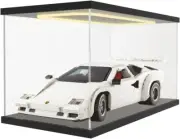 Car Display Case Acrylic 16 in x 8 in LED Light 1/12 Rack 1/18 Model Diecast Box