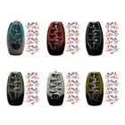 Incense Holder Ceramic Backflow Waterfall Smoke Incense Burner with 50Cones