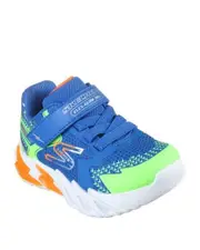 Skechers Infants' S Lights: Flex-Glow Bolt Blue