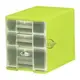 B5-PC12玲瓏盒3層 綠色 SHUTER 樹德 收納盒 整理盒 抽屜盒