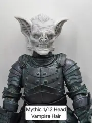 3d Printed HAIRY VAMPIRE Head 1.0 Scale For Mythic Legions 1/12 figure