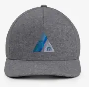 Travis Mathew Hat Snapback 110 Flex Fit Gray Golf Cap The Heater NEW NWT O/S