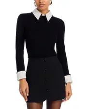 Alice and Olivia Porla Collared Sweater