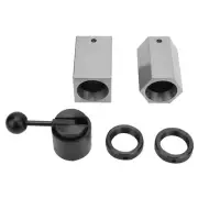 5C Collet Block Set Hex Rings & Collet Closer Holder For Milling Machines Lathes