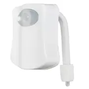 8 Color LED Toilet Bathroom Night Light Human Motion Activated Seat Sensor Lamp