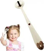 3 Sided Toothbrush Kids - Bowtie Design Triple-Angle Toothbrush,High Efficient Easy-Grip Handle Toothbrush For Ages 1-4 Years, Deeply And Thoroughly To Clean Teeth And Gums