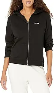 [Calvin Klein] Modern Cotton Lounge (Refresh) Full Zip Hoodie Black S