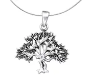 Sterling Silver Tree of Life Pendant Necklace