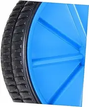 GOOHOCHY Abdominal Exercise Roller Double Wheel Mute Fitness Device for Core Strength Training Blue Abdomen Wheel for Simple Forward Backward Motion