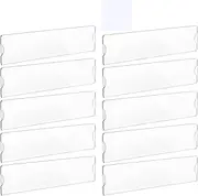 Classroom Door Name Plates - Transparent Door Sign Holder - With 20 Double-sided Tape Workplace Classroom Wall Sign Holder