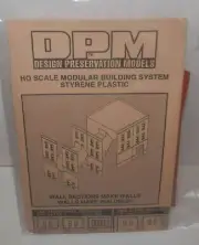 DPM HO Scale Wall Sections #301-14 NIP