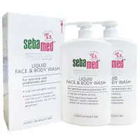 在飛比找PChome24h購物優惠-德國Sebamed pH5.5 潔膚露 1000ml 二入組