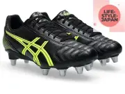 ASICS LETHAL TACKLE "WIDE" 1111A263 001 Black/Safety Yellow Men Rugby Shoes