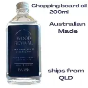 Chopping board oil 200ml mineral oil Made in Australia. Protects & restores