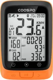 COOSPO Bike Computer Wireless GPS, Cycling Computer GPS Bike Tracker with Blueto