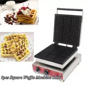 9pcs Electric Square Waffle Machine Standard Waffle Maker 110V