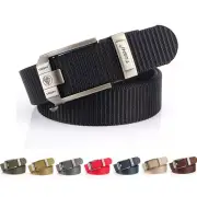Ratchet Belt for Men Nylon Web Tactical Gun Belt with Automatic Slide Buckle