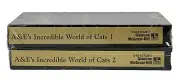 A&E’s Incredible World Of Cats Volumes 1 & 2 Set Of 2 VHS Tapes Glencoe Video