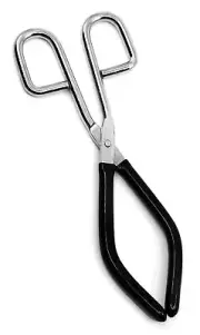 Small Beaker Tongs, 7.25" - With Rubber Tips - Metal Body - Eisco Labs