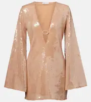[Oseree] Oséree Sequined tunic AU 14 beige