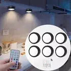 Under Cabinet Lights Lighting LED Puck Lights Wireless Battery Operated 6 Pack