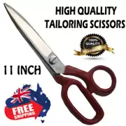 11''RED Tailor Dressmaking Sewing Cutting Trimming Scissor Shears Fabric scissor