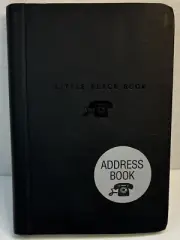 Little Black Book Pocket Size Hard Cover Address Book Peter Pauper Press New